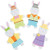 Fun Express 12 Pack - Dressed Up Easter Bunny Magnet Craft Kits - Dressed Up Bunnies Magnet CK-12 for Easter - Craft Kits - Stationary Craft Kits - Magnet - Easter