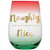 Slant Collections - 20oz Stemless Wineglass Naughty Nice Ombre