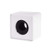 Pinxor Square Cube Shaped Interview Mic Microphone Logo Flag Station Logo