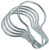 LDR 502 6200 Shower Curtain Rings, Chrome, 12-Pack