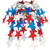 Star Cascade (red, white, blue) Party Accessory  (1 count) (1/Pkg)
