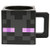 JINX Minecraft Enderman Face Square Plastic Mug, Black, 9.8 ounces