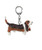 Papo Basset Hound Key Ring, Multicolor