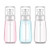 Spray Bottle Travel Size, UBottey 3Pcs 100ml/3oz Fine Mist Hairspray Bottle for Essential Oils, Empty Airless Makeup Face Spray Bottle Clear Refillable Travel Containers for Cosmetic Skincare Perfume