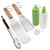 Anmarko Metal Spatula Set of 4   Griddle Accessories kit   Grill Flat Spatula Pancake Flipper Hamburger Turner   Metal Utensil Great for BBQ Grill Flat Top Cast Iron Griddle