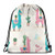 Drawstring Backpack Llama And Cactus Bag Water Resistant Lightweight Gym Sackpack For Hiking Yoga Gym Swimming Travel Beach