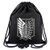 Gumstyle Attack on Titan Anime Sackpack Drawstring Bags Gym Sack Sport Sack Backpack 1