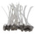 10pcs Ceramic Standard Medimun Screw Base Socket G4 MR11 Bulb Holders With Silicone Wire for Hot Halogen Bulb (G4 Side 10pcs)