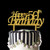 Happy 50th Birthday Cake Topper, Gold Bling Bling 50th Year Old Birthday Party Decoration