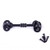 Wrought Iron Cabin Hook Eye Shed Gate Door Latch Locker Holder 4in