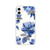 FancyCase Compatible with iPhone 11-New Flower Style Soft Silicone Protective Clear iPhone 11 Case by FancyCase (Blue Flower)