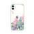 FancyCase Compatible with iPhone 11-New Flower Style Soft Silicone Protective Clear iPhone 11 Case by FancyCase (Glassy Flowers)