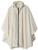 Rain Poncho Jacket Coat for Adults Hooded Waterproof with Zipper Outdoor (Beige)