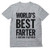 World's Best Farter, I Mean Father Funny Gift for Dad Men's T-Shirt X-Large Gray