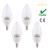 LED Candelabra Light Bulb E12 Base B11 Home Decor LED Bulbs 60 Watt Equivalent(6w), Warm White 2700K Small Base Light Bulbs Non-Dimmable, Pack of 4