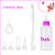 WEDAWN Pet Feeding Bottle Kit, Can Squeeze Liquid Cat Nursing Bottle Needle Tubing Kit and Replacement Mini Nipples for Kitten Puppy Small Pet Feeding Tool, 60ML