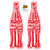 Coca-Cola 2 Bottles Red Vinyl Sticker Sheet Pop Art 2 Decals