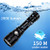 Diving Flashlight, Waterproof Diving Light Max 2000 Lumen Rechargeable Dive Flashlight Cree XHP35 HD LED,4 Modes Scuba LED Flashlight 150M Underwater Torch Included 1x 18650 Battery and ChargerG