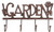 Esschert Design USA LH99 Four Hook Garden Hanger