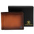 Daniele Rosadi - Mens Bifold Wallet, Full Grain Leather, with Money Clip, Brown Cognac - Slim Front Pocket Wallet for Men with Card and Cash Holder - Stylish, Sleek, Classic Style Bifolds
