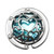 Grtdrm Multiple Hearts Style Premium Foldable Handbag Bag Purse Hanger Table Hook Holder (Azure)