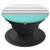 Mint-Solid Pop-Socket Black-Stripes PopSockets Grip and Stand for Phones and Tablets