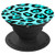 Teal Leopard   Cheetah Print grip PopSockets Grip and Stand for Phones and Tablets
