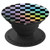 Checkered Rainbow Checkerboard Pattern Style PopSockets Grip and Stand for Phones and Tablets