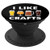 I Like Crafts Funny Craft Beer Drinker Gift PopSockets Grip and Stand for Phones and Tablets