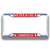 Nebraska Cornhuskers License Plate Frame Silver