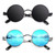 CGID E72 Retro Steampunk Style Inspired Round Metal Circle Polarized Sunglasses for Women Men