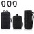 FUNANASUN 2 Pack Molle Pouches - Tactical Compact Water-Resistant EDC Pouch (2 Pack-Black + Water Bottle Pouch)