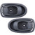 ECCPP Door Handles Interior Inside Inner Passenger Driver Side for 2001-2004 for Kia Spectra Gray(2pcs)