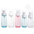 5Pcs Ultrafine Spray Bottle Travel Kit Empty Hair Fine Mist Spray Bottles Clear Refillable Travel Containers for Cosmetic Skincare Perfume 2oz/60ml & 3.4oz/ 100ml, 2 funnels