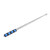 uxcell 3.94ft/1.2M Telescopic Handheld Flagpoles Stainless Steel Guide Flag Pole Sponge Handle Teaching Pointer for Tour Guides and Teachers Blue