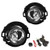 Driving Fog Lights Lamps Replacement for 2005-2014 Nissan Xterra, 2010-2017 Nissan Frontier with H11 12V 55W Halogen Bulbs & Switch and Wiring Kit (Clear Lens)