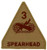 United States Army 3rd Armor Division Embroidered Patch, Desert/Sand, with Iron-On Adhesive