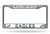 Rico Industries NFL Philadelphia Eagles Chrome Plate Frame,12-Inch by 6-Inch,Silver