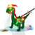 M.best Walking Dinosaur Toy, LED Light Up Walking Realistic Dragon with Sound, Automatic Laying Eggs, Projection Lights, Gift Ideas for Kids Boys Girls (Green)