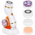 Facial Cleansing Brush,Waterproof Face Brush with 4 Brush Heads,Electric Rotating Face Cleanser Brush Set for Skin Care Deep Cleansing, Gentle Exfoliating, Removing Blackhead,Massaging