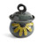 MudWorks Pottery Black Eyed Susan Garlic Keeper