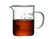 JOANLAB Glass Beaker with Handle, Measuring Cup, Beaker Mug with Pouring Spout,Graduated (250ml)