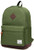 Vaschy Unisex Classic Lightweight Water-resistant Campus School Rucksack Travel BackPack Green Fits 15.6Inch Laptop