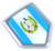 Car Chrome Decals CBSHD085 Guatemala Flag Car Chrome Emblem 3D Decal Sticker Badge