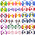 30PCS Baby Girls Hair Bows Ties 3.15Inch Grosgrain Ribbon Bows Elastic Hair Bands Ponytail Holders Hair Accessories for Little Girls Toddlers Kids Children in Pairs