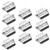 GBGS Spring Loaded Pull Handles with PVC Grip for Tool Box, Trunk, 110lbs/unit Load Bearing, Heavy Duty, Surface Mounted(10 Pack)