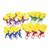 Creativity Street Foam Brush Classroom Pack, Assorted Colors & Sizes, 40 Per Pack, 2 Packs