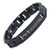 Crosstraxx Philippians 4:13 - Titanium Prayer Bracelet - Magnetic Therapy - Adjustable (Black-Colored)