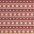 Ambesonne Nordic Fabric by The Yard, Ancestral Classic Scandinavian Geometric Pattern Christmas Snowflakes, Decorative Fabric for Upholstery and Home Accents, 1 Yard, Coral White