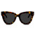 Dollger Retro Cat Eye Sunglasses Women Men Vintage Square Tortoise Shell Fashion Cateye Sunglasses Leopard